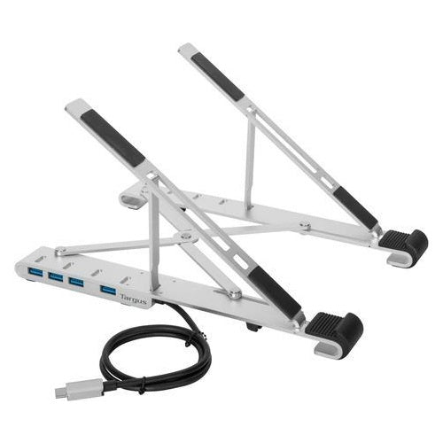 Targus - Notebook-Ständer - mit 4-Port-USB-Hub - 25,40cm (10") - 15.6" - Silber afbeelding 1
