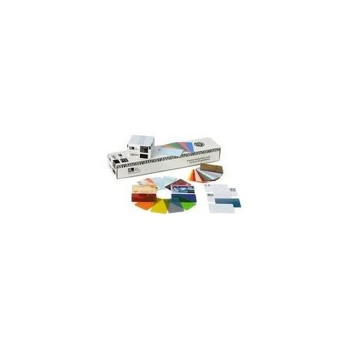 Zebra Premier - PVC-Karte mit 3-Up Abroll-Schlüsseletiketten - 30 mil 100 Stck. (Packung mit 5) - für Zebra P330i, P330m, P430i (104523-020) afbeelding 1