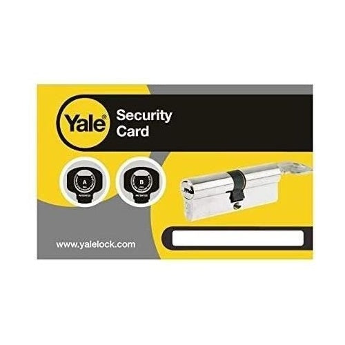 Demi-Cylindre de Serrure - YALE - YC1000+ - 30x10 mm - 6 Goupilles - 4 Clés réversibles - Nickelé afbeelding 2