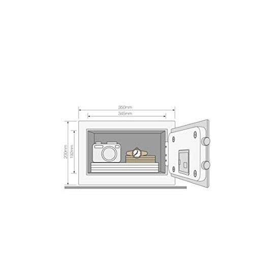 Yale YSEB/200/EB1 Safe Frei stehend sicher 9,6 l Stahl black (YSEB/200/EB1) afbeelding 3
