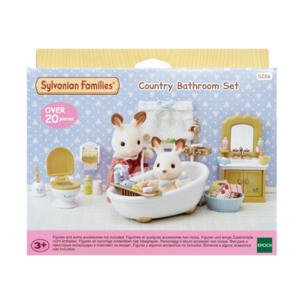 Sylvanian Families Bathroom Set 5286 - Complete Bathroom Accessories