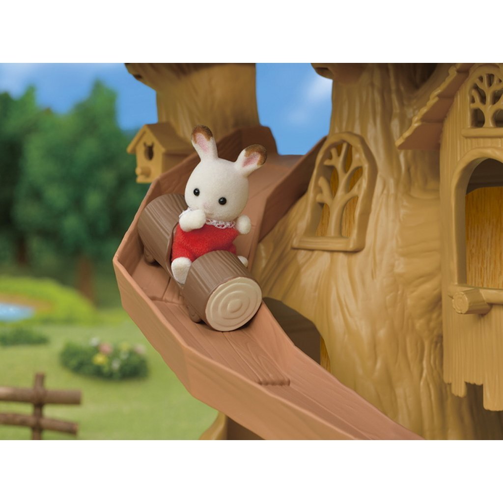 Sylvanian Families Adventure Treehouse 5450 - Playset with Rope Swing and Slide