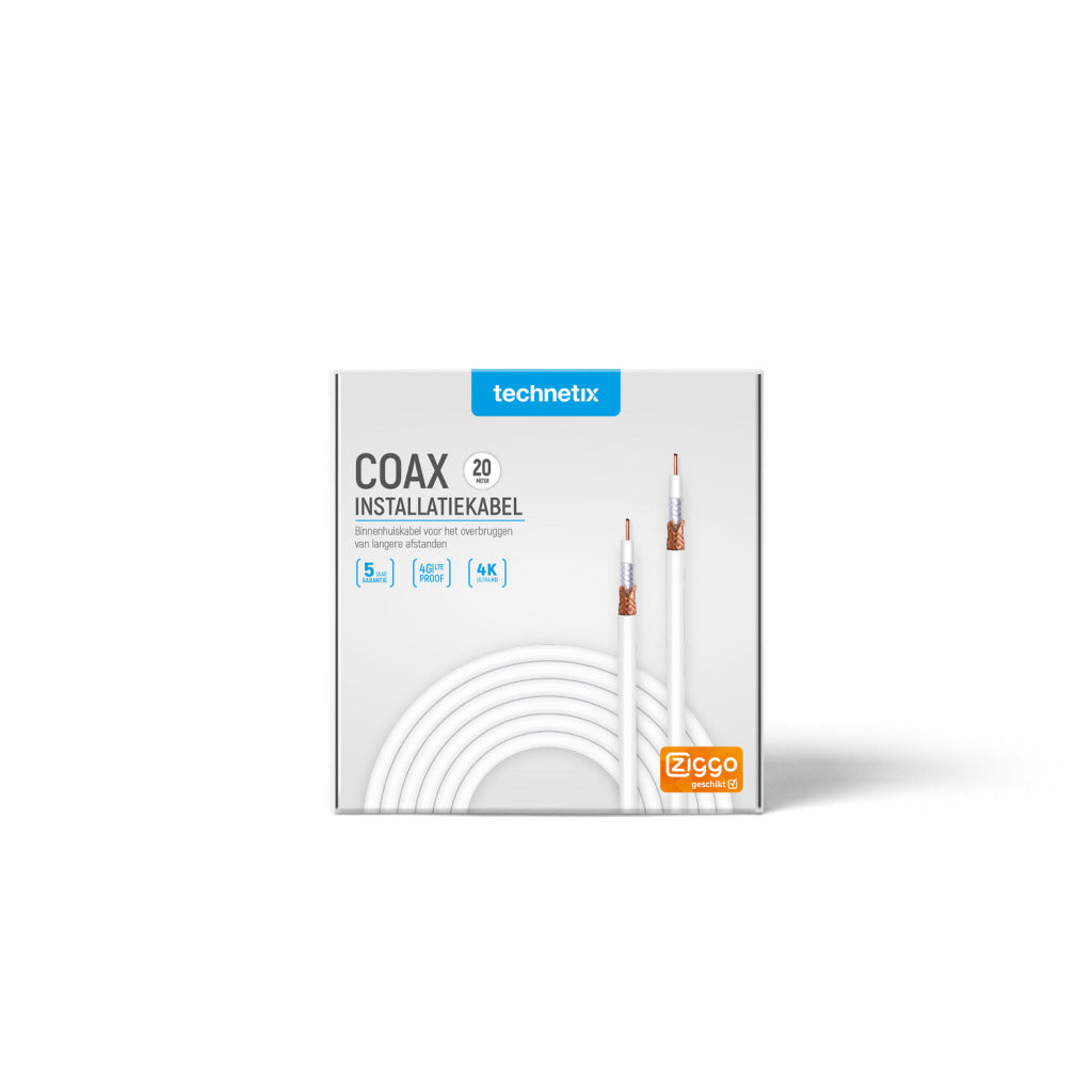 Technetix Coaxial Cable TN-COAXIH-20 M 20 m White