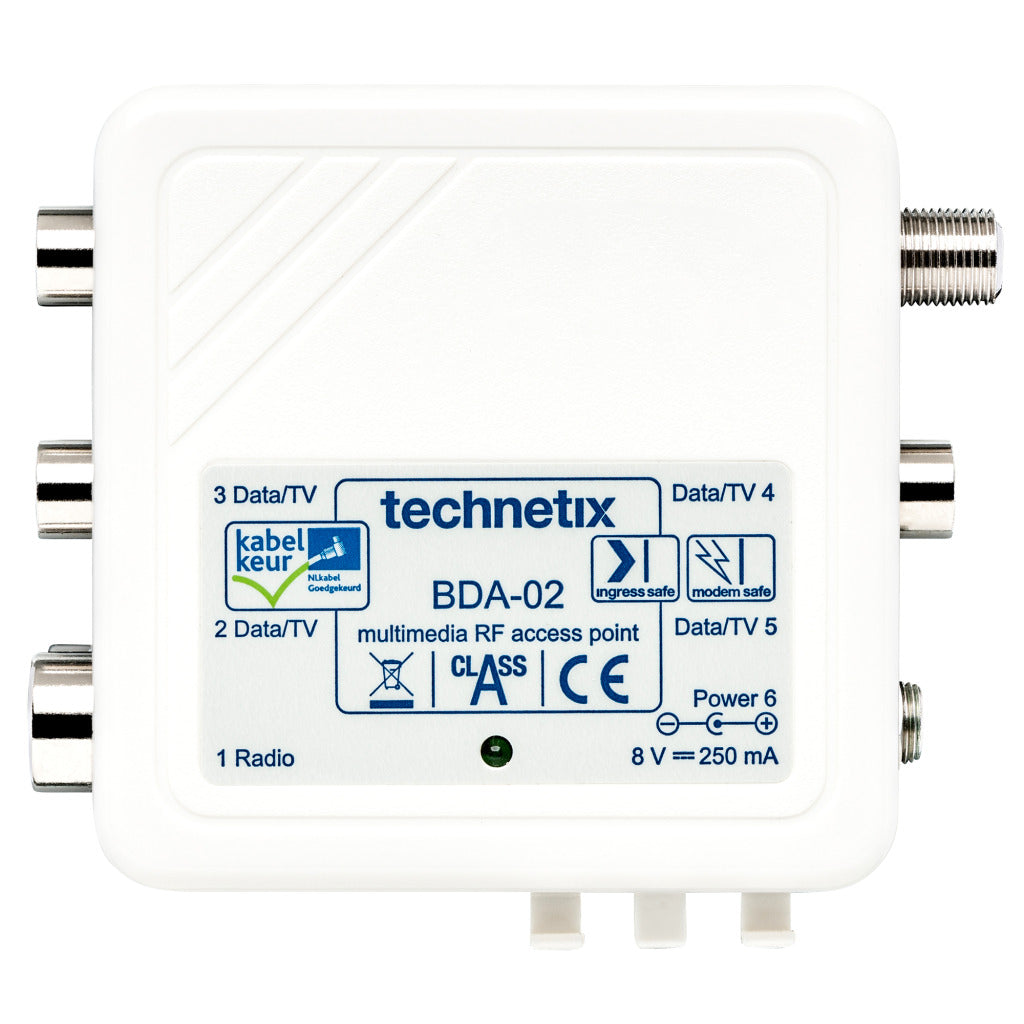 Technetix BDA-02 Plug-in Amplifier - Professional Signal Amplifier for TV and Data