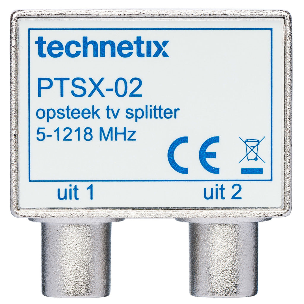 Technetix 2-way TV Splitter PTSX02