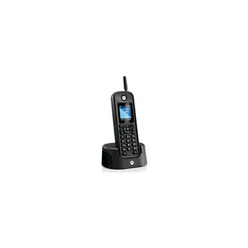 Motorola O201 - DECT-Telefon - Kabelloses Mobilteil - Freisprecheinrichtung - 200 Eintragungen - Anrufer-Identifikation - Schwarz (107O201NEGROF) afbeelding 1