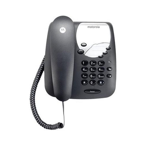 Motorola CT1 - Analoges Telefon - Kabelgebundenes Mobilteil - 20 Eintragungen - Schwarz (107CT1BLACK) afbeelding 1