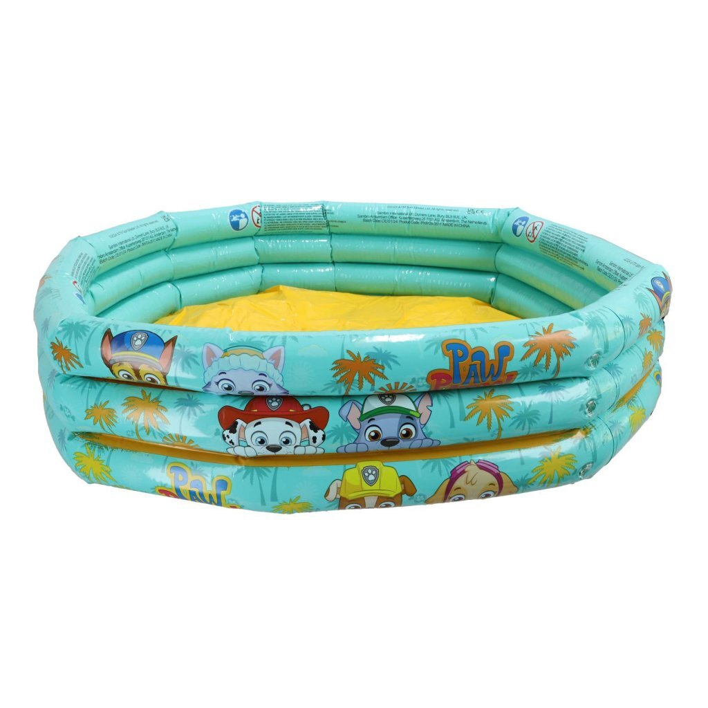 Paw Patrol 3 Rings Swimming Pool Green/Yellow