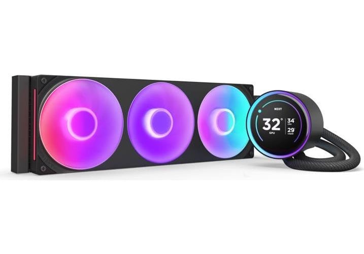 NZXT KRAKEN Elite V2 360 RGB Wakü Display Black RL-KR36E-B2 (RL-KR36E-B2) afbeelding 1