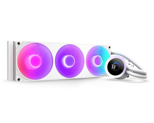 NZXT Kraken Plus 360 RGB Processor All-in-one liquid cooler White 1 pc(s) afbeelding 1