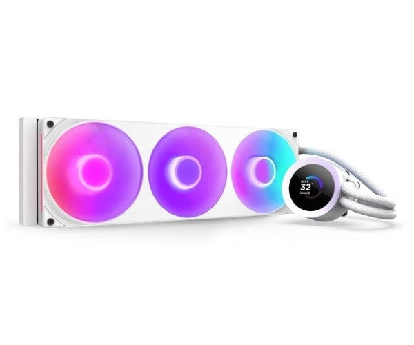 NZXT Kraken Plus 360 RGB Processor All-in-one liquid cooler White 1 pc(s) afbeelding 2
