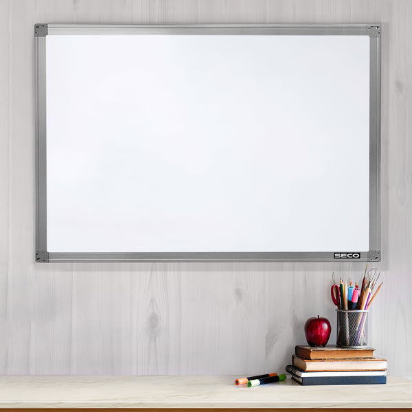 Seco SE-WBOARD4560 Magnetic Whiteboard 450x600mm - Aluminum Frame