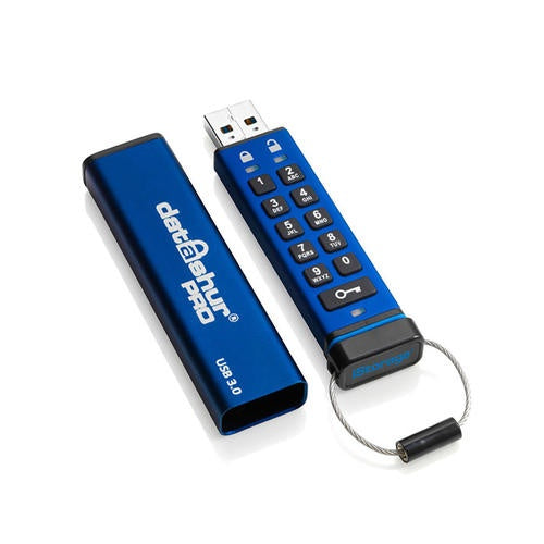iStorage datAshur Pro - USB-Flash-Laufwerk - verschlüsselt - 8GB - USB3.0 - FIPS 140-2 Level 3 (IS-FL-DA3-256-8) afbeelding 2