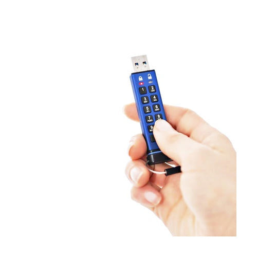 iStorage datAshur Pro - USB-Flash-Laufwerk - verschlüsselt - 8GB - USB3.0 - FIPS 140-2 Level 3 (IS-FL-DA3-256-8) afbeelding 4
