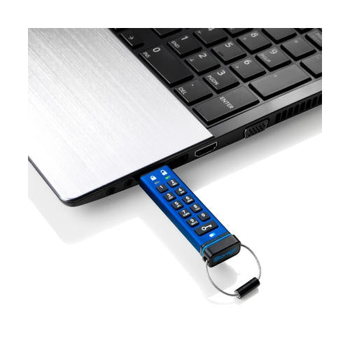 iStorage datAshur Pro - USB-Flash-Laufwerk - verschlüsselt - 8GB - USB3.0 - FIPS 140-2 Level 3 (IS-FL-DA3-256-8) afbeelding 5