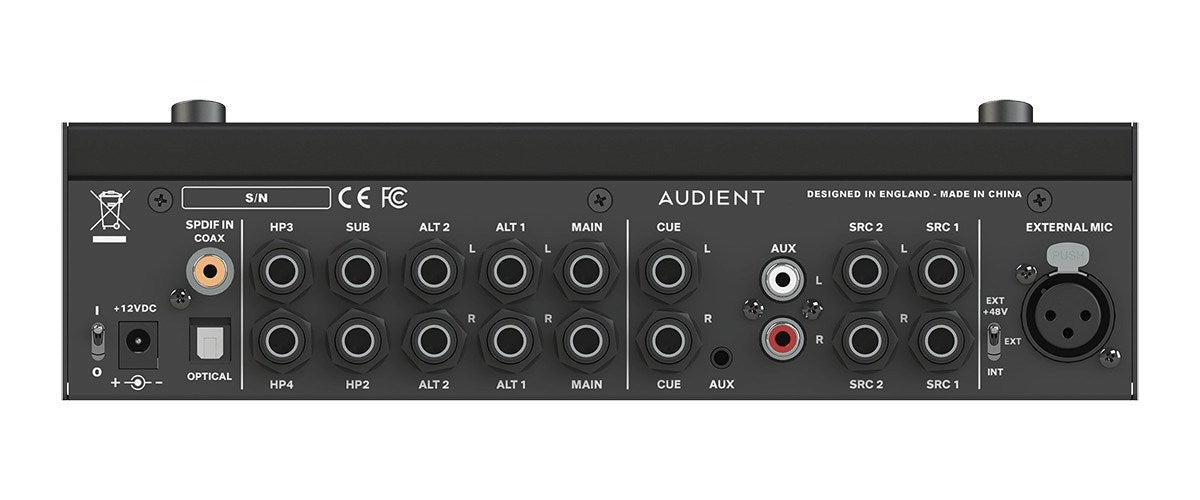 Audient black - listening monitor controller - 5060374260337 - image 2