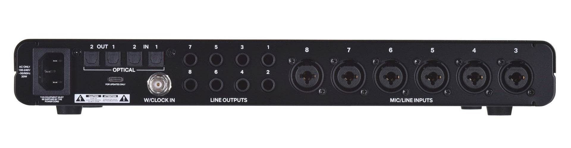 Audient EVO SP8 - 8-channel Microphone Preamp afbeelding 4