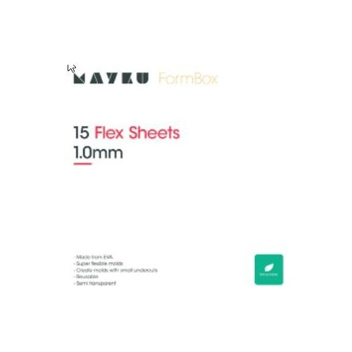 MAYKU FLEX SHEETS 1mm (15) 3D TIEFZIEHFOLIE (MFBFSA2100) afbeelding 1
