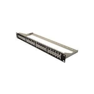 DIGITUS Professional Patch Panel 1U 48 Ports Black RAL 9005 DN-91424