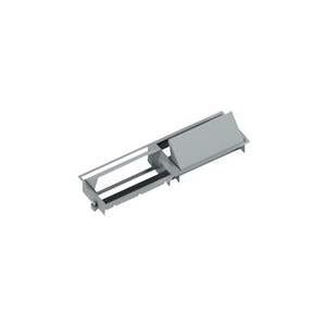 Bachmann CONI DUO Short Flush-Mounted Power Strip - Silvergrey, RAL 9006 (911.026)
