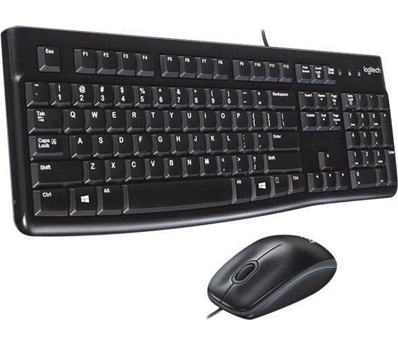 Logitech Desktop MK120 - Tastatur-und-Maus-Set - USB - Italienisch afbeelding 1