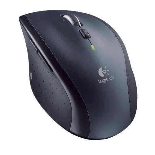 Logitech Marathon Mouse M705 - Maus - Laser - drahtlos - 2,4 GHz - kabelloser Empfänger (USB) - Schwarz/Grau (910-001950) afbeelding 2