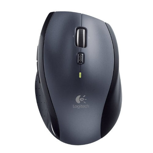 Logitech Marathon Mouse M705 - Maus - Laser - drahtlos - 2,4 GHz - kabelloser Empfänger (USB) - Schwarz/Grau (910-001950) afbeelding 3