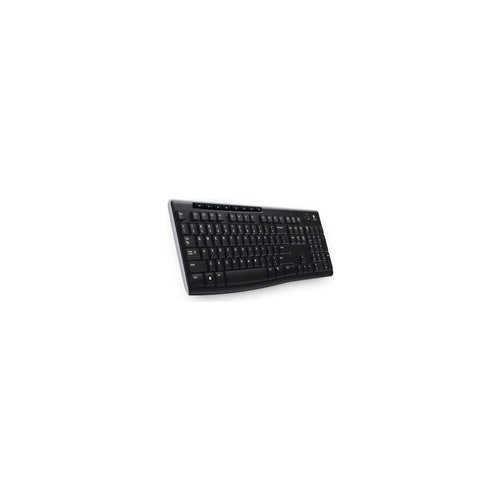 Logitech Wireless Keyboard K270 - Tastatur - kabellos - 2,4 GHz - USA/Europa (920-003738) afbeelding 1
