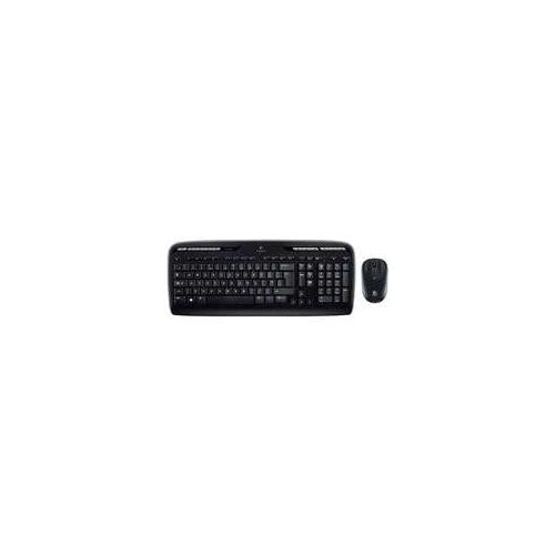 Logitech Wireless Combo MK330 - Tastatur-und-Maus-Set - kabellos - 2.4 GHz - Nordisch - Schwarz afbeelding 1