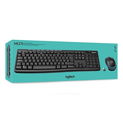 Logitech Wireless Combo MK270 - Tastatur-und-Maus-Set - drahtlos - 2,4 GHz - Französisch (920-004510) afbeelding 2