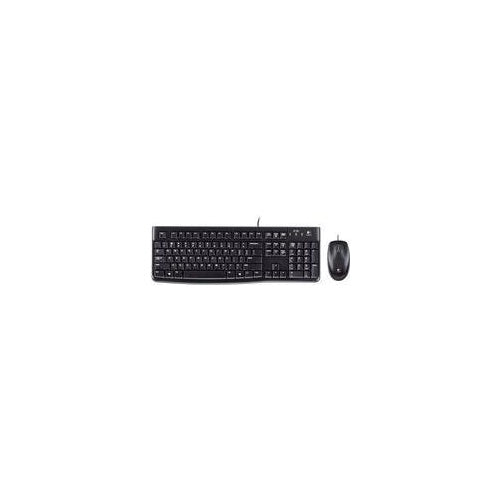 Logitech Desktop MK120 USB QWERTZ Deutsch Schwarz Tastatur (920-004958) afbeelding 1