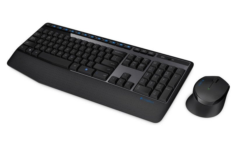 Logitech Wireless Combo MK345 - Tastatur-und-Maus-Set - drahtlos - 2.4 GHz - Schwarz, Blau - US Layout - 5099206053212 - image 2