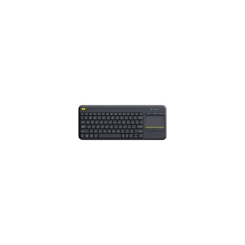 Logitech Wireless Touch Keyboard K400 Plus - Tastatur - kabellos - 2.4 GHz - Italienisch - Schwarz afbeelding 1
