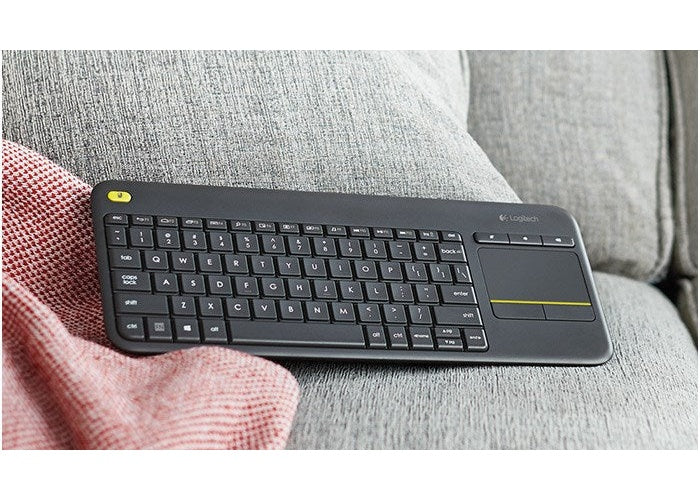 Logitech Wireless Touch Keyboard K400 Plus - Tastatur - 2,4 GHz - Niederländisch QWERTY - Schwarz (920-007145) afbeelding 5