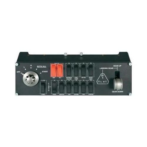Logitech Saitek Pro Flight Switch Panel - Flugsimulator-Instrumentenbrett - verkabelt - für PC (945-000012) afbeelding 1