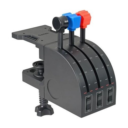 Logitech Saitek Pro Flight Throttle Quadrant - Gasregler - verkabelt - für PC (945-000015) afbeelding 1