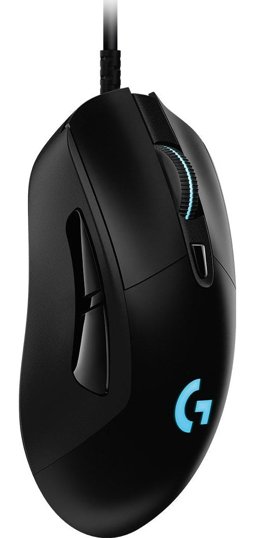 Logitech Gaming Maus, kabelgebunden, 16.000 dpi Auflösung, Scrollrad, beleuchtet, 6 Tasten, USB 2.0 Anschluss(910-005632) afbeelding 5