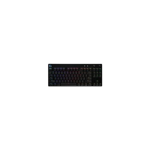 Logitech G Pro Mechanical Gaming Keyboard - Tastatur - Hintergrundbeleuchtung - USB - AZERTY - Französisch - Tastenschalter: GX Blue Clicky - Schwarz afbeelding 1