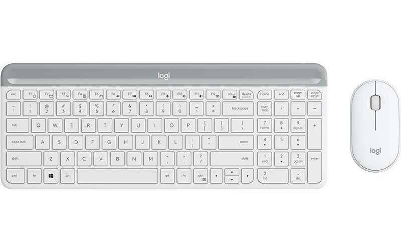 Logitech MK470 Tastatur RF Wireless QWERTZ Deutsch Weiß (920-009189) afbeelding 1