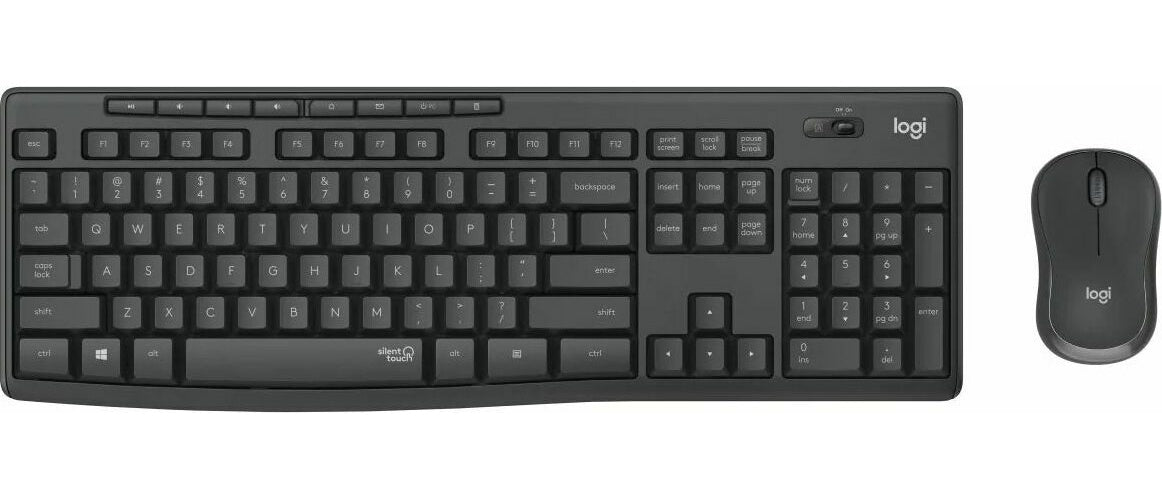 Logitech MK295 Silent Wireless Combo schwarz, USB, CH (920-00979-6) afbeelding 1