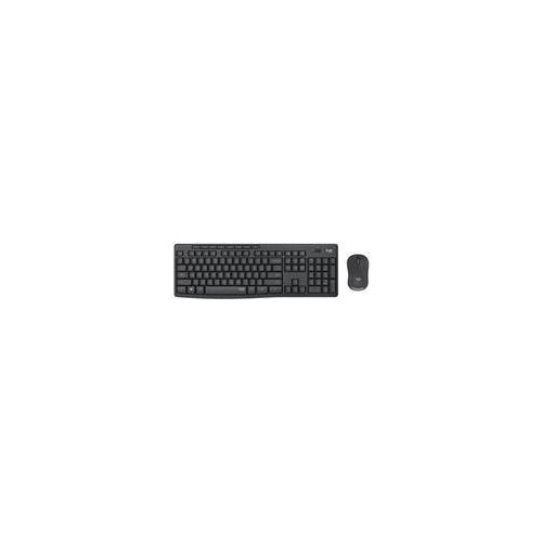 Logitech MK295 Silent - Tastatur-und-Maus-Set - kabellos - 2.4 GHz - QWERTZ - Tschechisch - Graphite afbeelding 1