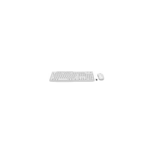 Logitech MK295 Silent - Tastatur-und-Maus-Set - kabellos - 2.4 GHz - Deutsch - Off White afbeelding 1