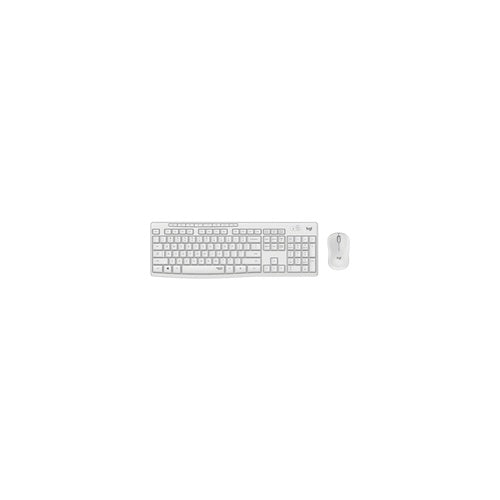Logitech MK295 Silent - Tastatur-und-Maus-Set - kabellos - 2.4 GHz - Ungarisch - Off White afbeelding 1