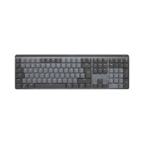 Logitech Master Series MX Mechanical - Tastatur - hinterleuchtet - kabellos - Bluetooth LE - QWERTZ - Schweiz - Tastenschalter: Tactile Quiet - Graphite (920-010752) afbeelding 1
