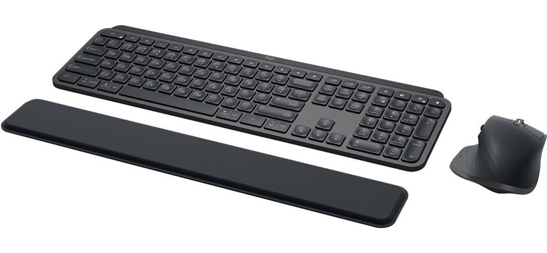 Logitech MX Keys Combo for Business - Tastatur-und-Maus-Set - hinterleuchtet - kabellos - Bluetooth LE - QWERTZ - Deutsch - Graphite (920-010926) afbeelding 1