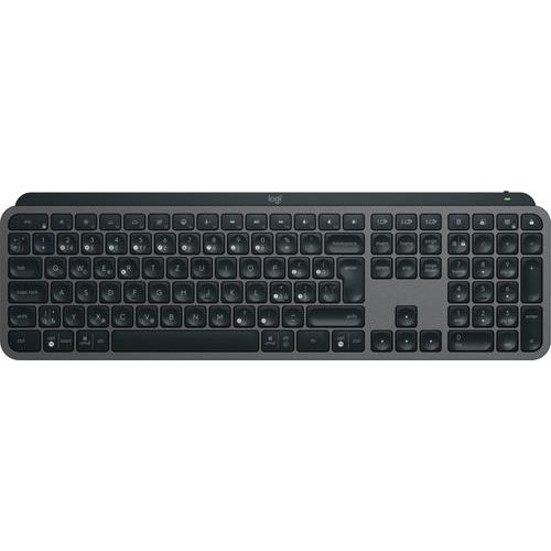 Logitech MX Keys S - Tastatur - hinterleuchtet - kabellos - Bluetooth LE - QWERTZ - Tschechisch - Tastenschalter: Scissor-Key - Graphite (920-011590) afbeelding 1