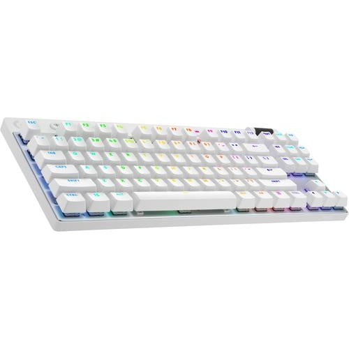 Logitech G PRO X TKL Tastatur Gaming RF Wireless + Bluetooth QWERTZ Deutsch white (920-012144) afbeelding 1