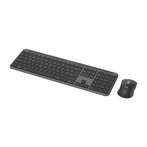Logitech Signature Slim Combo MK950 - Tastatur-und-Maus-Set - 100% - full size - kabellos - Bluetooth 5.1 LE - QWERTZ - Schweiz - Graphite (920-012482) afbeelding 1