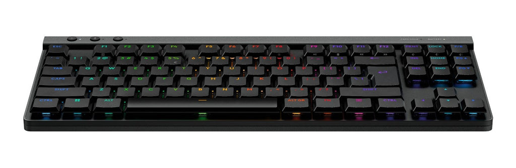 Logitech G G515 - Tastatur - LIGHTSPEED - TKL - Hintergrundbeleuchtung - kabellos - 2,4 GHz, Bluetooth, USB - QWERTY - US International - Tastenschalter: GL Tactile - black (920-012538) afbeelding 4