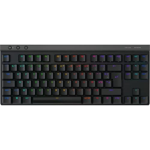 Logitech G G515 - Tastatur - LIGHTSPEED - TKL - Hintergrundbeleuchtung - kabellos - 2,4 GHz, Bluetooth, USB - AZERTY - Französisch - Tastenschalter: GL Tactile - Schwarz (920-012546) afbeelding 1